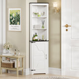 Corner Cabinet Side Free Standing Storage Organizer Corner Shelf