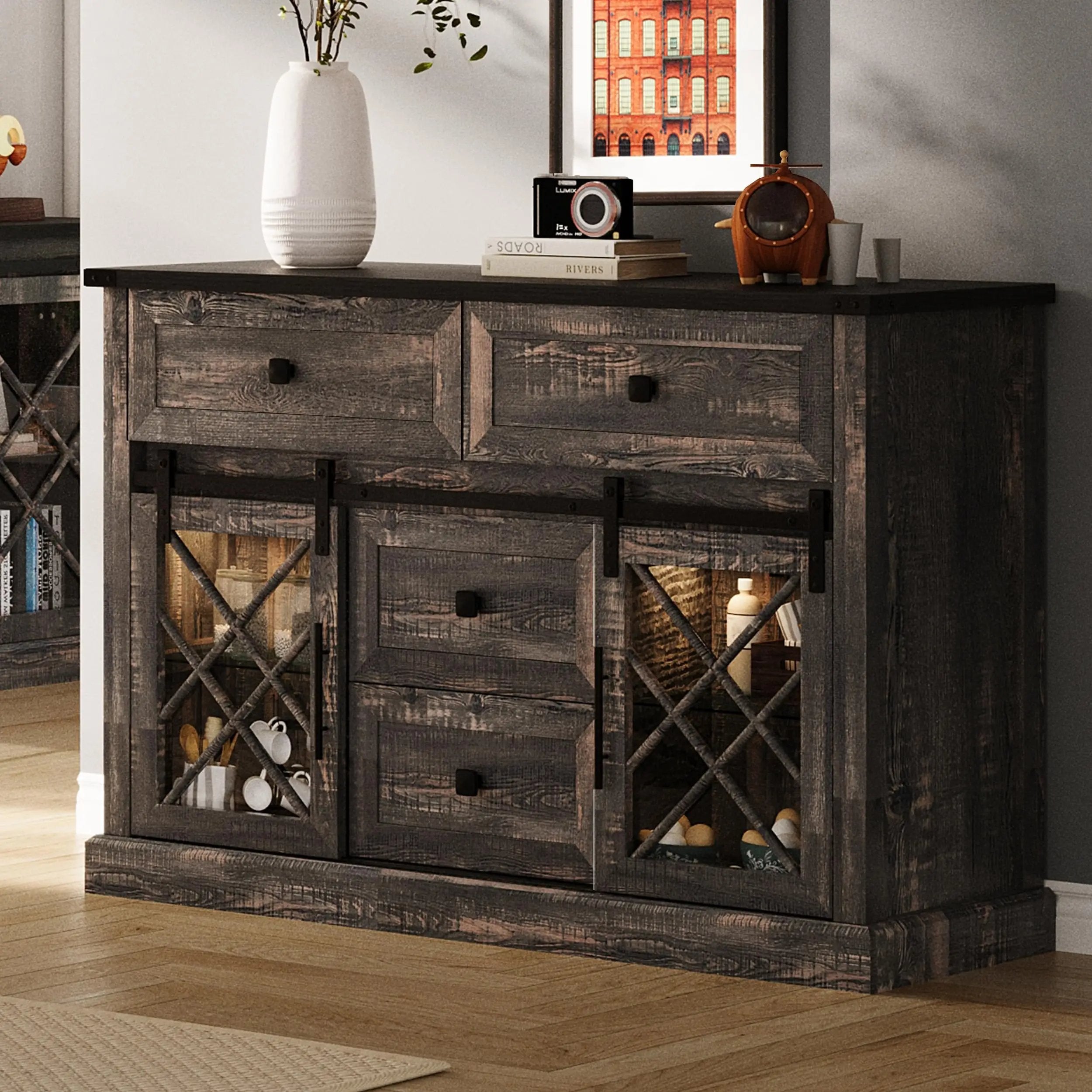 Dark Rustic Oak