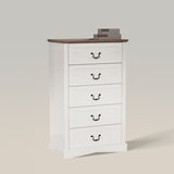 Farmhouse Chest of Drawers with Deep Drawers for Bedroom