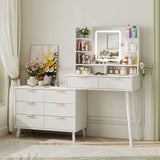 Makeup Vanity with 8 Drawers Dressing Table for Bedroom